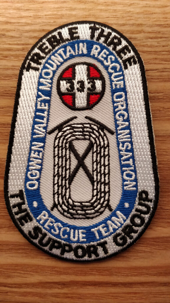 embroidered 333 badge