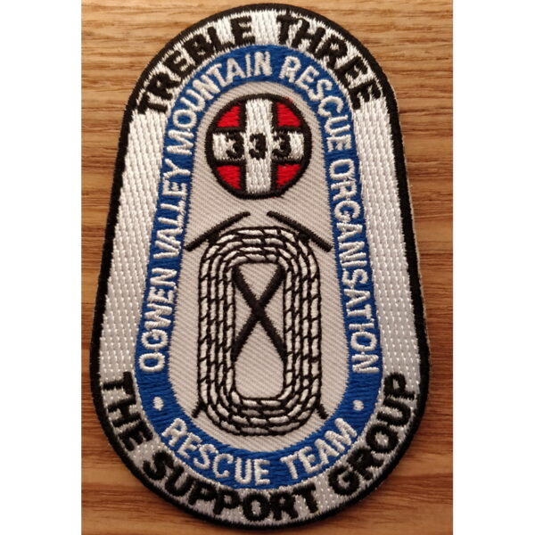 embroidered 333 badge