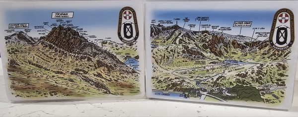 Stickers - One depicting the Ogwen Valley and one focusing on Tryfan